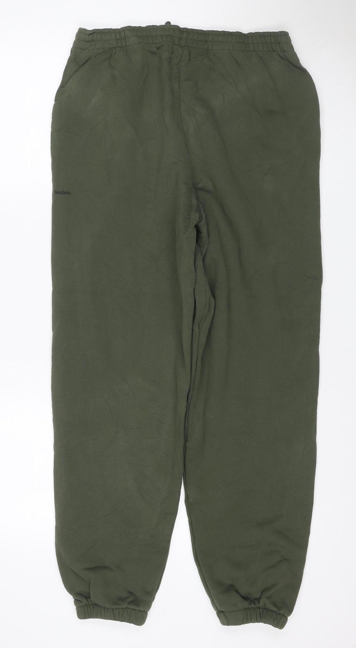 Pangaia Women Green L Organic Cotton Sweatpants Jogger Elastic Waist