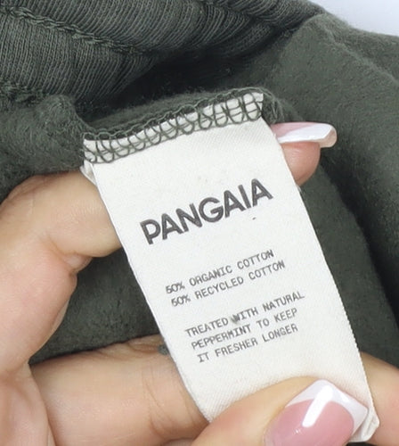 Pangaia Women Green L Organic Cotton Sweatpants Jogger Elastic Waist