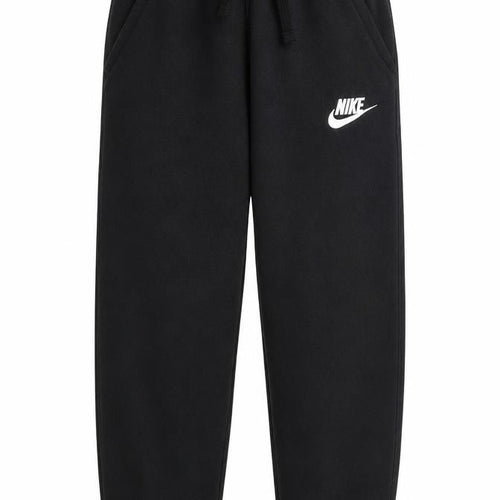 Nike Boys Black 158 Jogger Sweatpants Cotton Blend Drawstring Logo