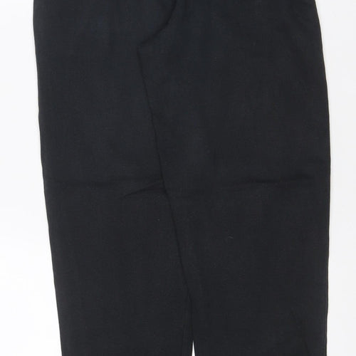 Nike Boys Black 158 Jogger Sweatpants Cotton Blend Drawstring Logo
