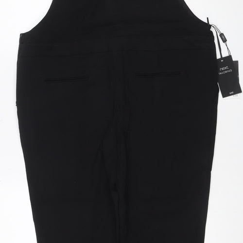 Next Tailoring Women’s Black UK 14 Sleeveless Straight Leg Jumpsuit