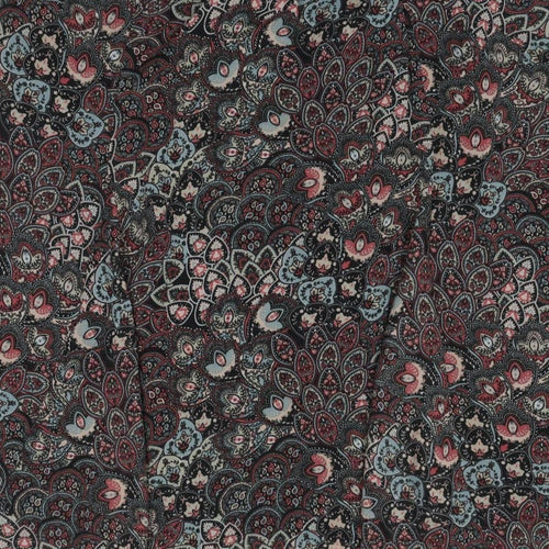 Damart Women Multicoloured Paisley A-Line Knee Length Skirt UK 26/28