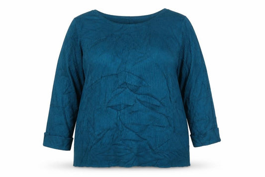 Marks and Spencer Women’s Blue UK 20 Rib Knit Long Sleeve Tunic Jumper