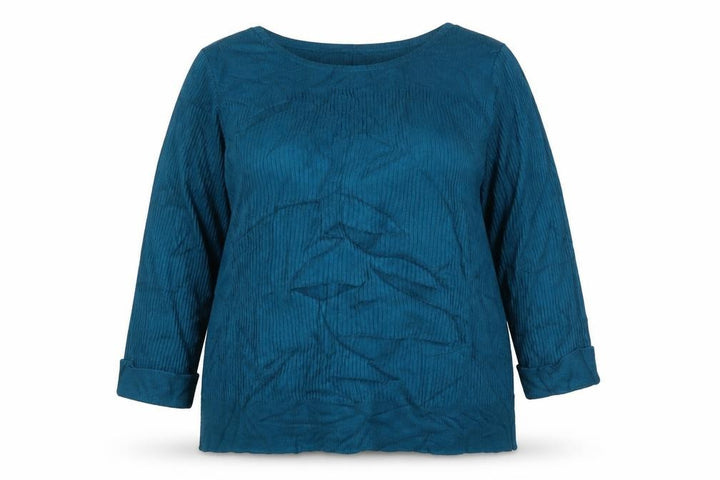 Marks and Spencer Women’s Blue UK 20 Rib Knit Long Sleeve Tunic Jumper