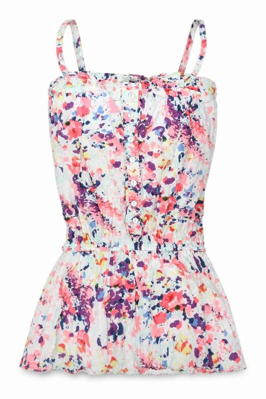 Soucial Women Multicoloured UK 8 Floral Halterneck Wrap Blouse
