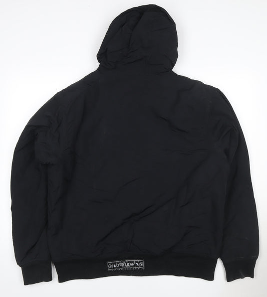 Dickies Men’s Black XL Hooded Padded Full Zip Workwear Jacket