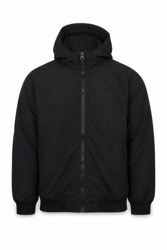 Dickies Men’s Black XL Hooded Padded Full Zip Workwear Jacket