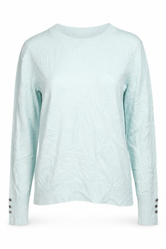 River Island Women Blue Size 10 Lightweight Knit Crew Neck Jumper
