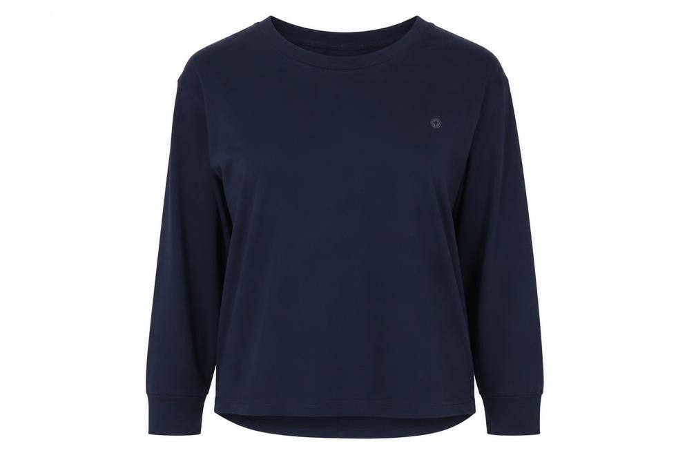 Gym+Coffee Women’s Navy M Basic Long Sleeve Gym Training T-Shirt