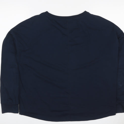 Gym+Coffee Women’s Navy M Basic Long Sleeve Gym Training T-Shirt
