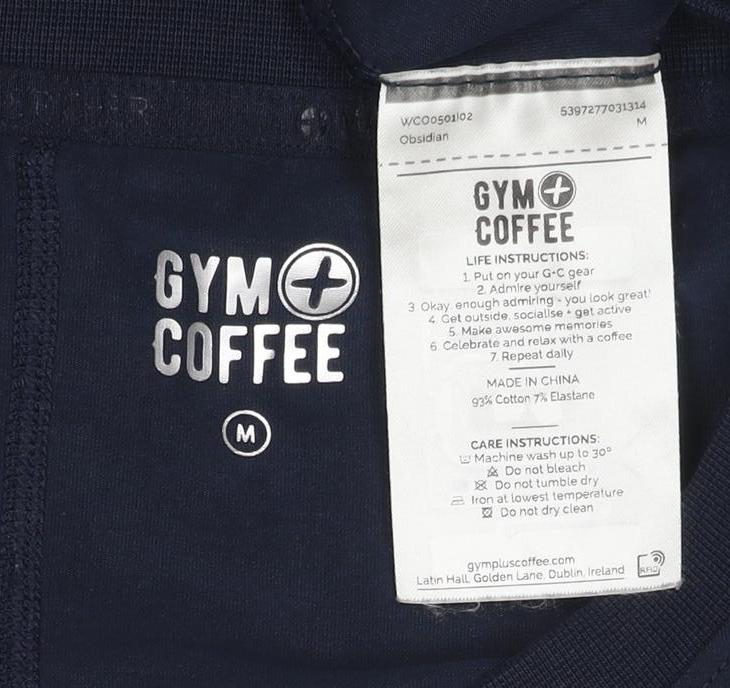 Gym+Coffee Women’s Navy M Basic Long Sleeve Gym Training T-Shirt
