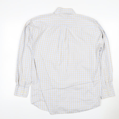 Racing Green Men's Multicoloured Check Cotton Button-Down Shirt M