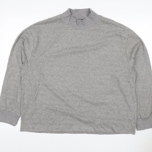 M&S Collection Women’s Grey Size 18 High Neck Pullover Sweatshirt