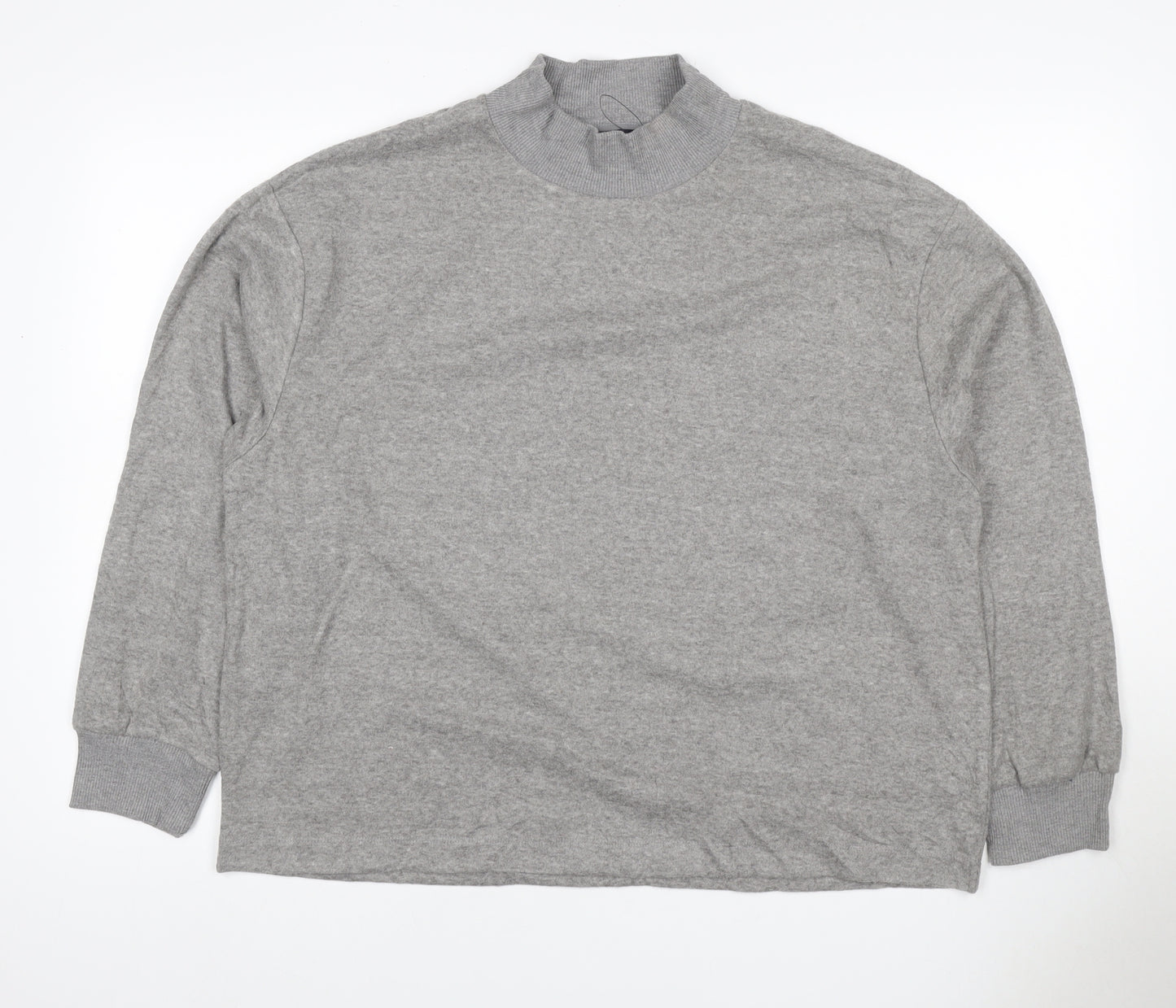 M&S Collection Women’s Grey Size 18 High Neck Pullover Sweatshirt