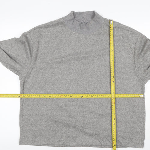 M&S Collection Women’s Grey Size 18 High Neck Pullover Sweatshirt