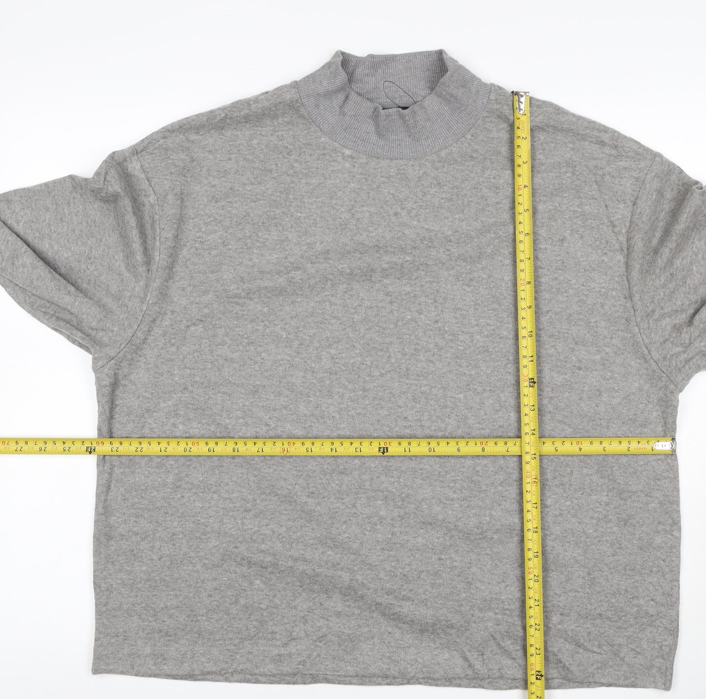 M&S Collection Women’s Grey Size 18 High Neck Pullover Sweatshirt