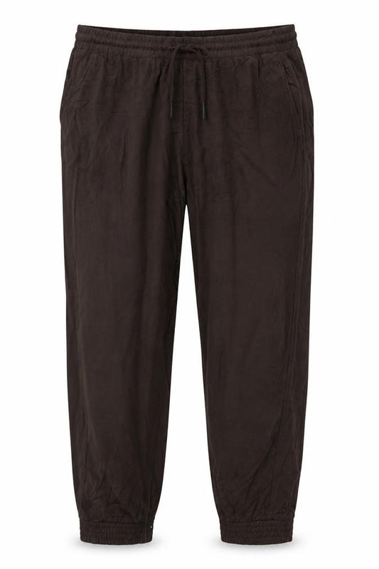 Marks and Spencer Women Brown Size 16 Short Stretch Jogger Trousers