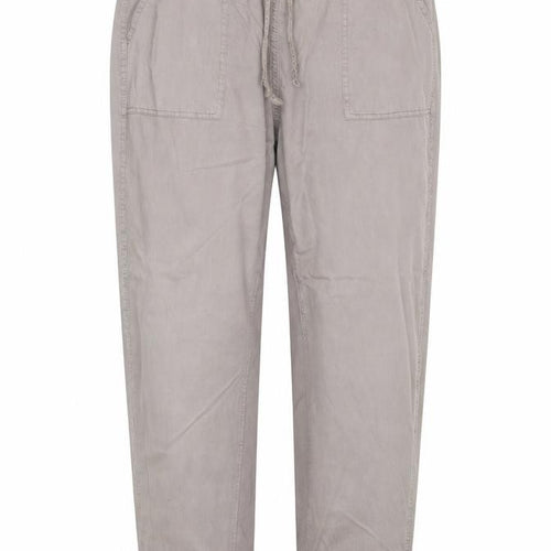 Marks & Spencer Women Grey Size 18 Regular Lyocell Cotton Jogger Trousers
