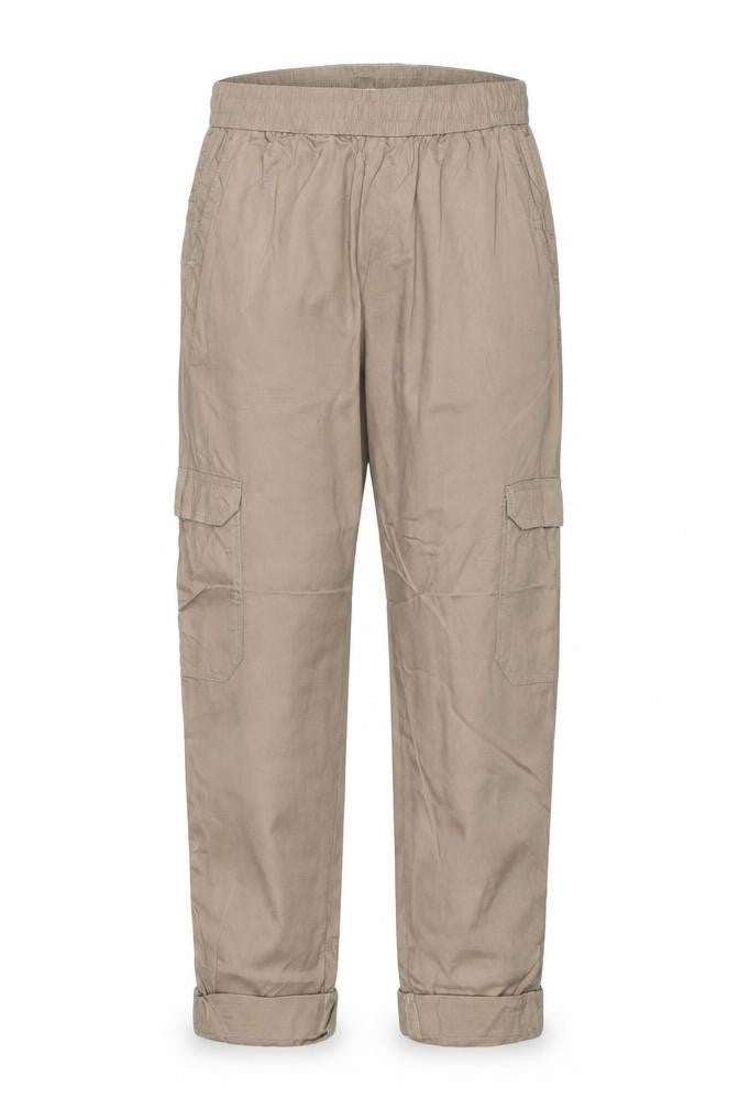 John Lewis Anyday Women Beige UK 12 Lyocell Cargo Jogger Trousers