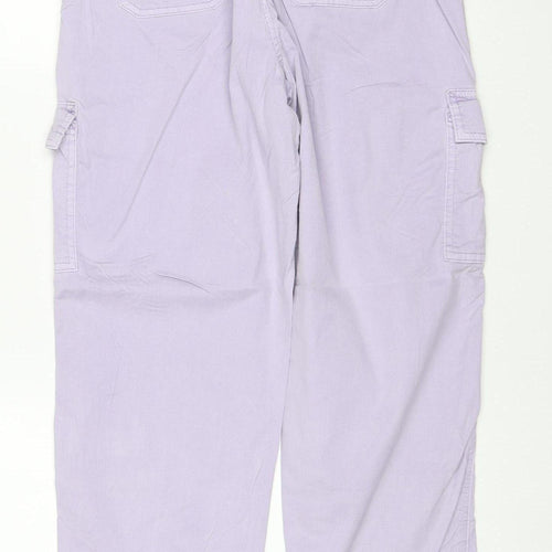 M&S Collection Women’s Lilac Purple Size 10 Lightweight Cargo Trousers