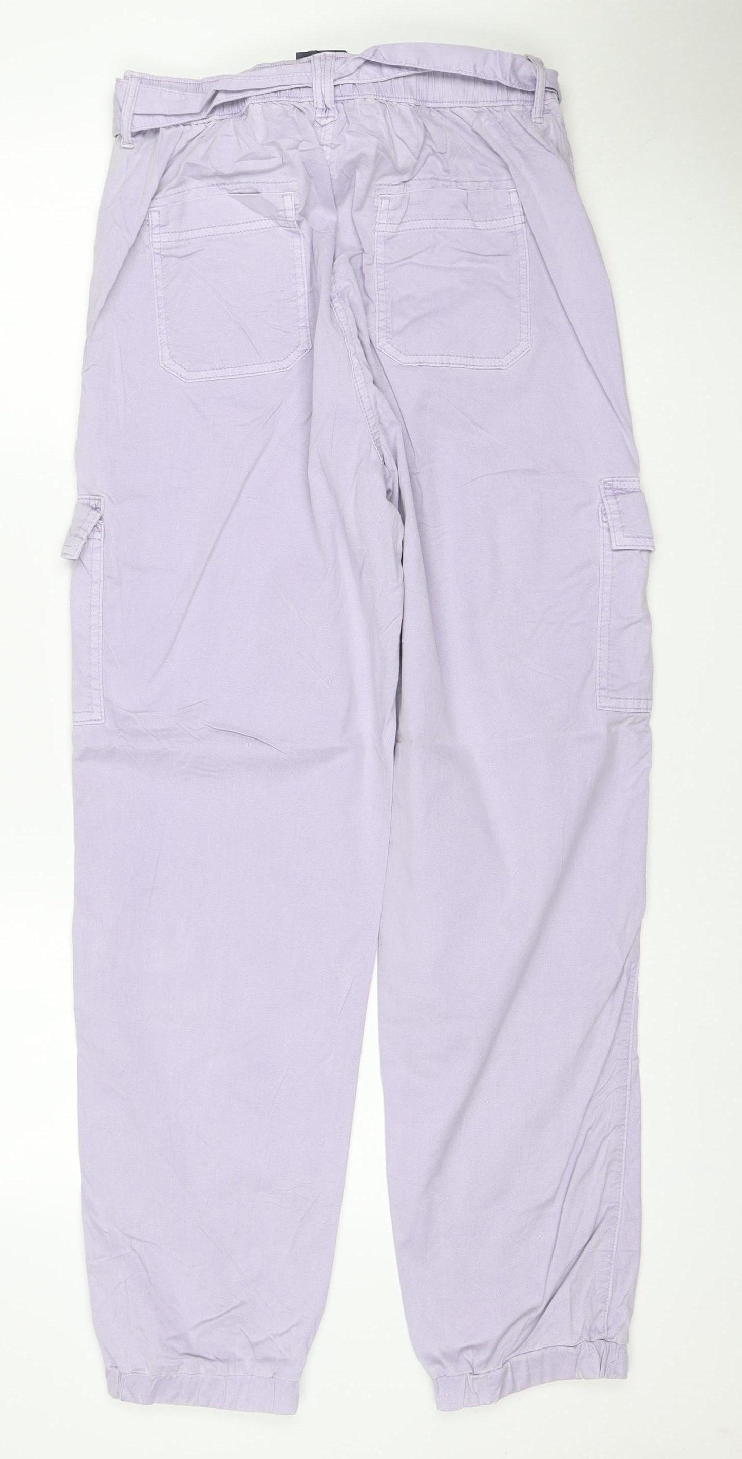 M&S Collection Women’s Lilac Purple Size 10 Lightweight Cargo Trousers