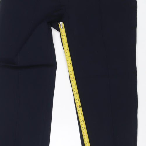 Marks & Spencer Women’s Black Size 12 Short Straight Leg Trousers