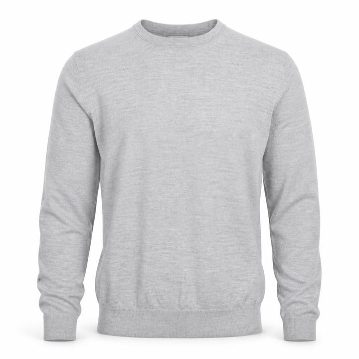 Reiss Men’s Grey Wool Crew Neck Knit Pullover Jumper Size M
