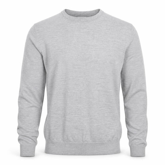 Reiss Men’s Grey Wool Crew Neck Knit Pullover Jumper Size M