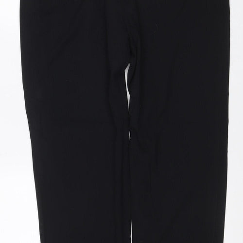 Marks & Spencer Women’s Black UK 16 Regular Straight Leg Trousers NWT