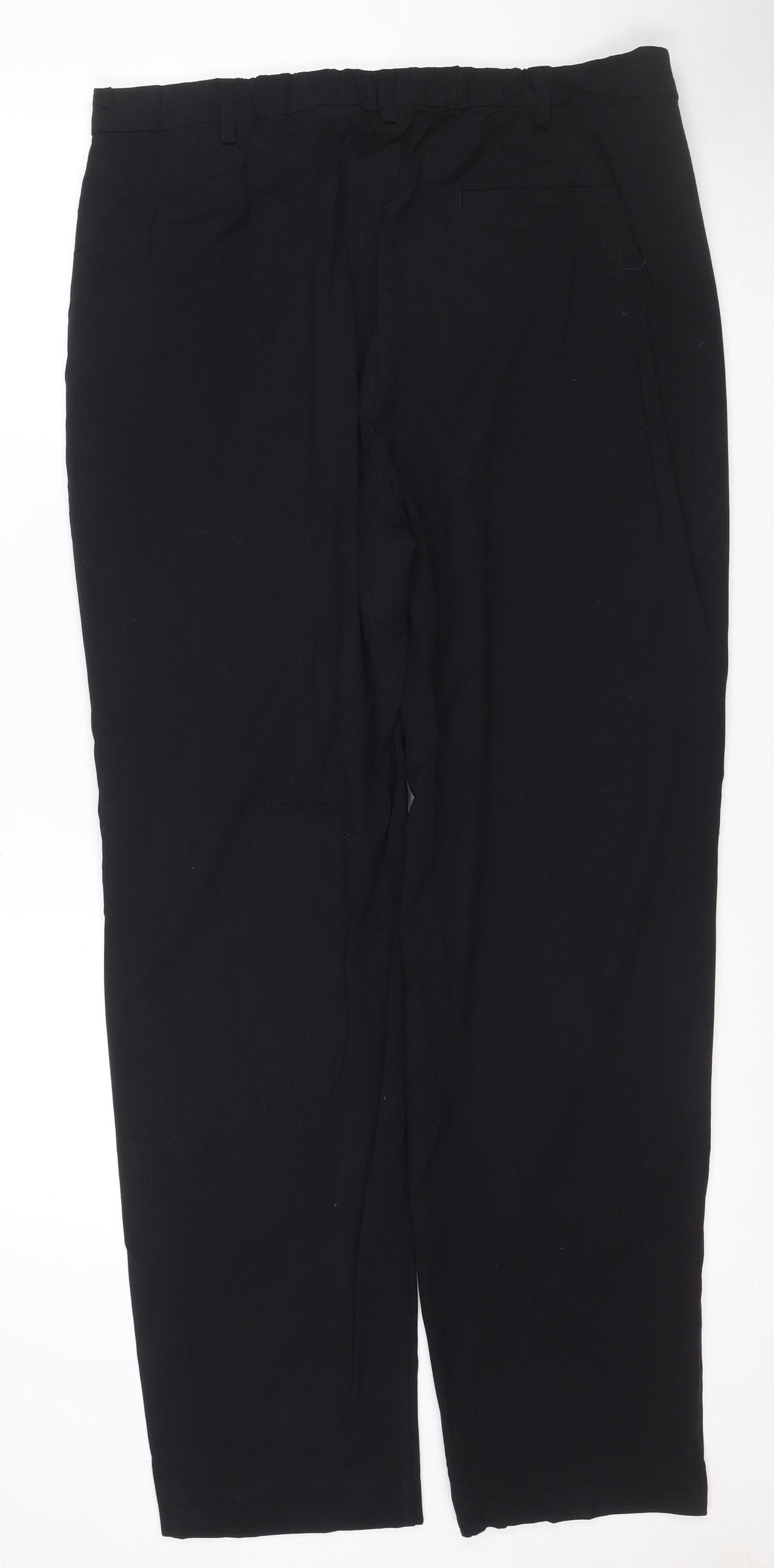 Marks & Spencer Women’s Black UK 16 Regular Straight Leg Trousers NWT