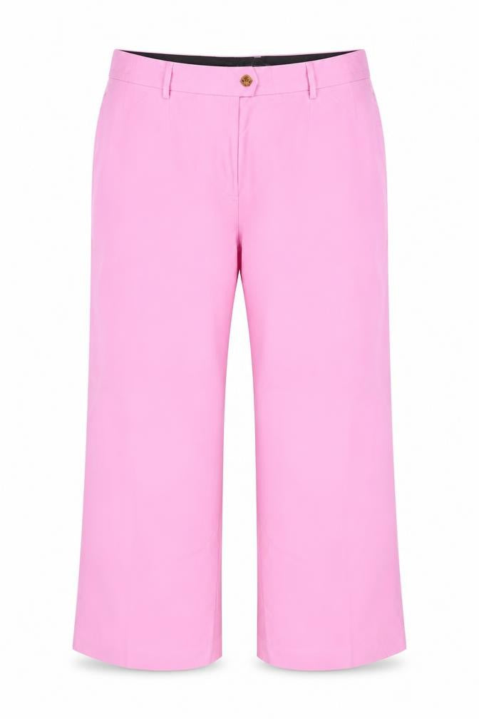 M&S Women’s Pink Size 20 Regular Wide Leg Tailored Trousers