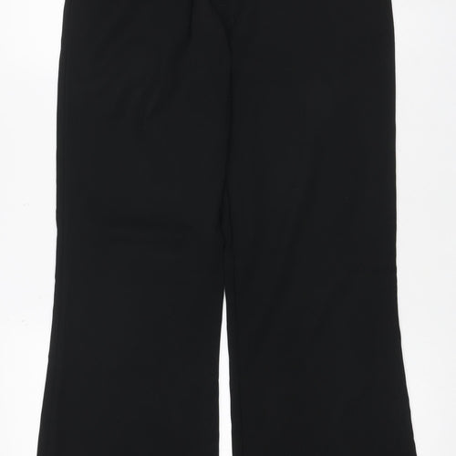 Warehouse Women's Black UK 10 Flared Tailored Dress Trousers