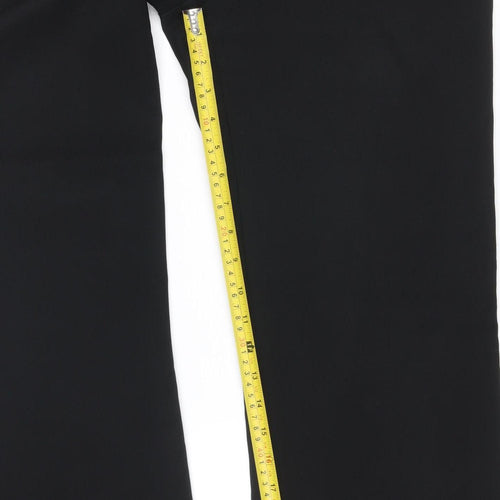 Warehouse Women's Black UK 10 Flared Tailored Dress Trousers