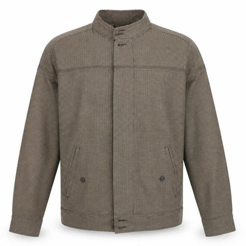 BDG Men’s Brown Check Cotton Button Front Jacket Size M