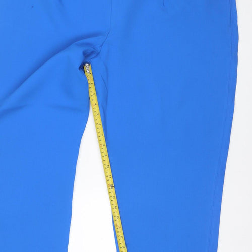 M&S Collection Women’s Blue Size 22 Short Straight Fit Dress Trousers