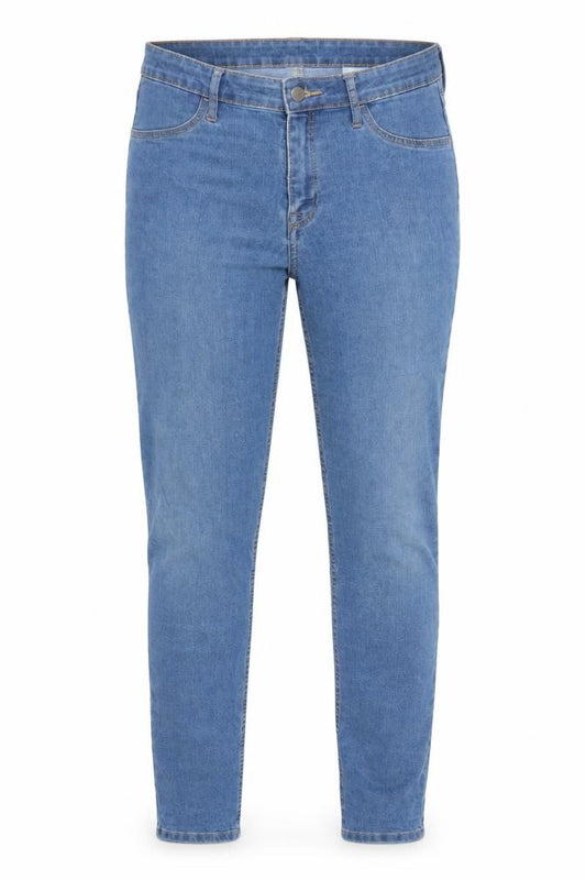 H&M Women Blue UK 14 Skinny Ankle Mid Rise Stretch Jeans
