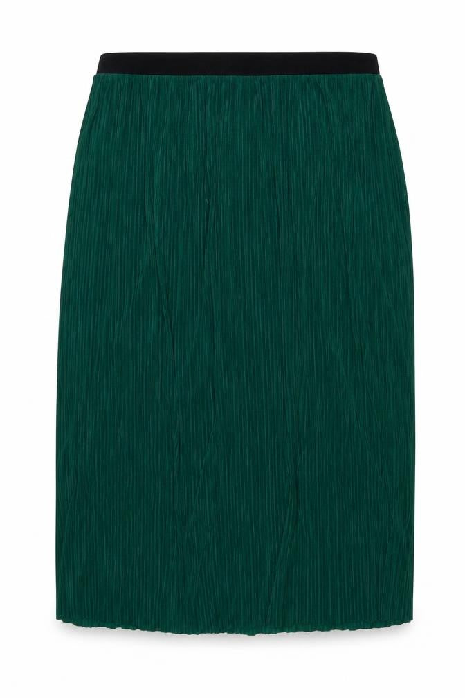Marks and Spencer Women Green UK 24 Per Una Pleated Maxi Skirt