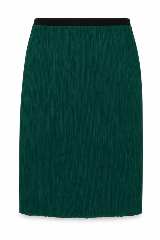 Marks and Spencer Women Green UK 24 Per Una Pleated Maxi Skirt