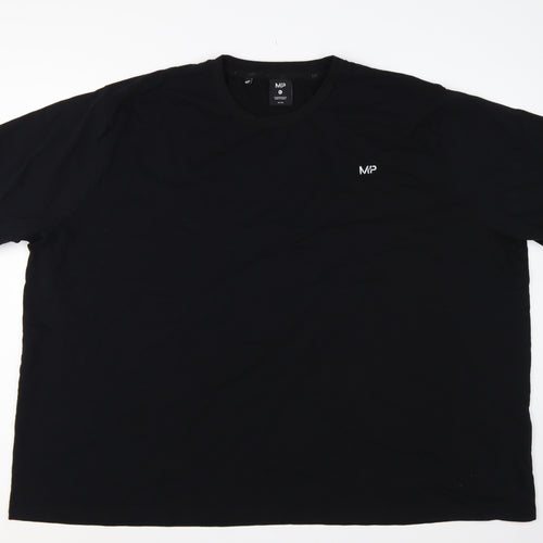 MP Men's Black 3XL Logo Crew Neck Short Sleeve Cotton T-Shirt