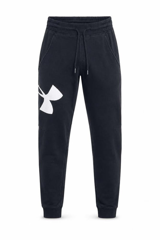 Under Armour Men’s Black S ColdGear Fitted Logo Jogger Sweatpants
