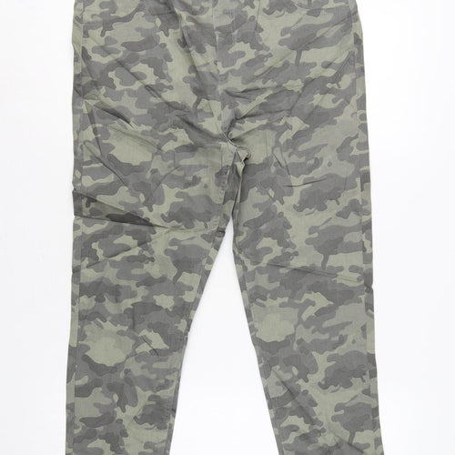 Marks and Spencer Women's Green Camo UK 14 Regular Jegging Jeans Stretch