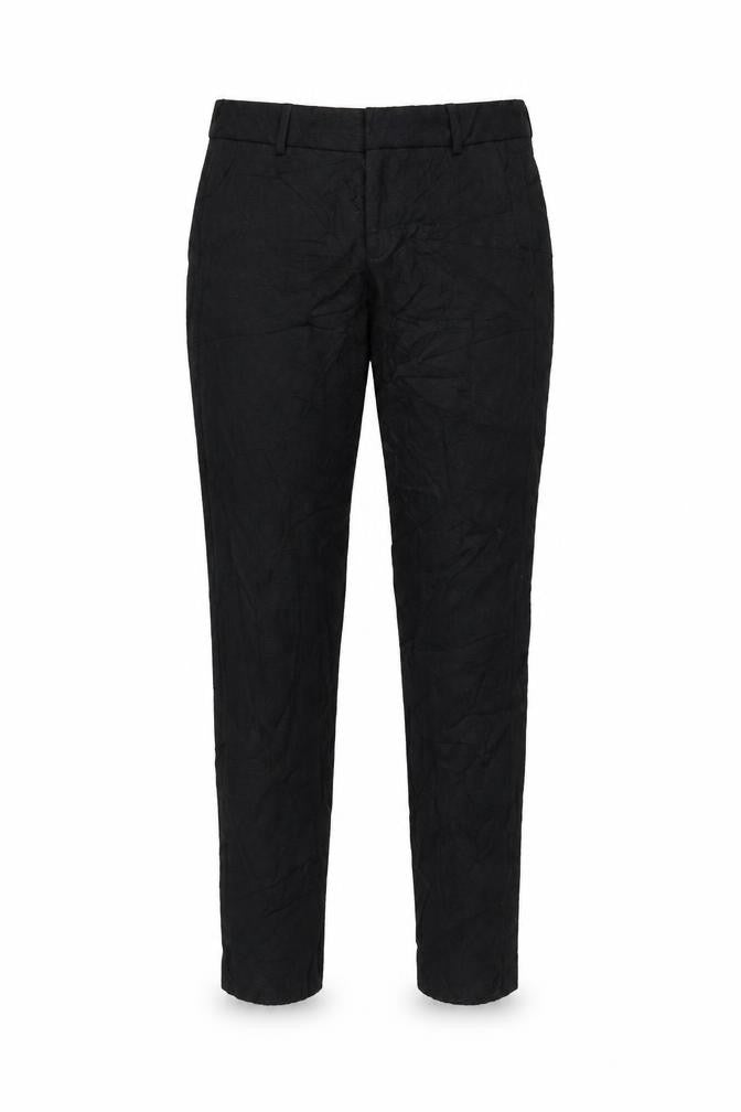 Mango Women Black UK 8 Slim Skinny Suit Trousers Pockets