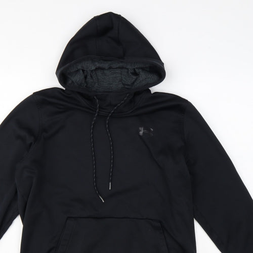 Under Armour Men’s Black L Loose ColdGear Pullover Hoodie