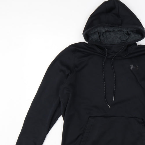 Under Armour Men’s Black L Loose ColdGear Pullover Hoodie