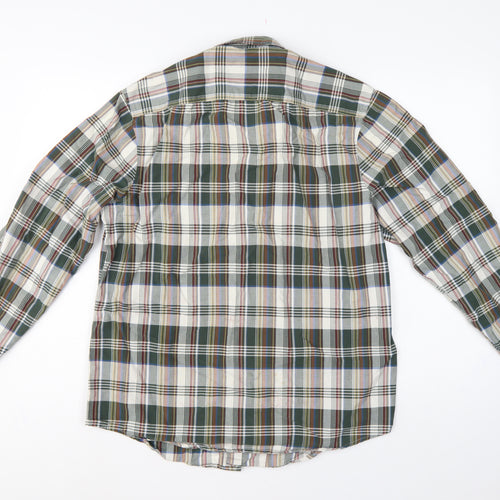 Original Penguin Men’s L Multicoloured Plaid Slim Fit Long Sleeve Shirt