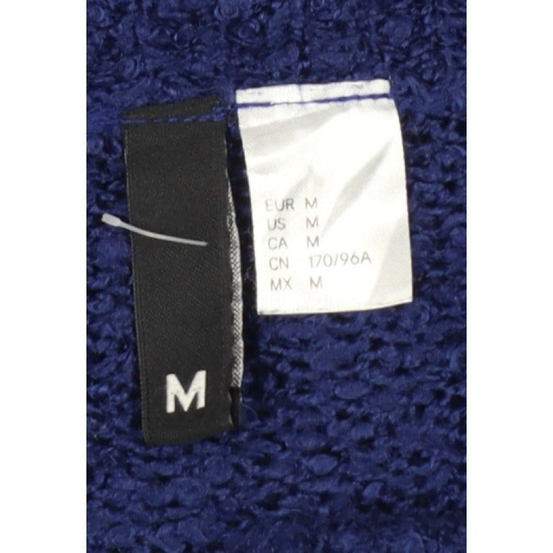 H&M Divided Women’s Blue M Chunky Knit Crew Neck Pullover Jumper
