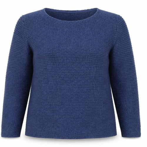 Monsoon Women’s Blue Size S Knit Raglan Sleeve Round Neck Pullover Jumper