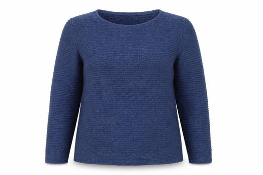 Monsoon Women’s Blue Size S Knit Raglan Sleeve Round Neck Pullover Jumper