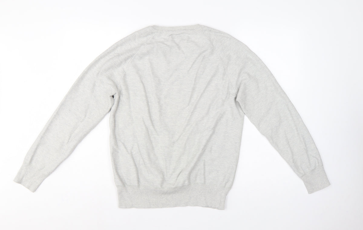 Boden Men’s Grey Crew Neck Knit Pullover Jumper Size M