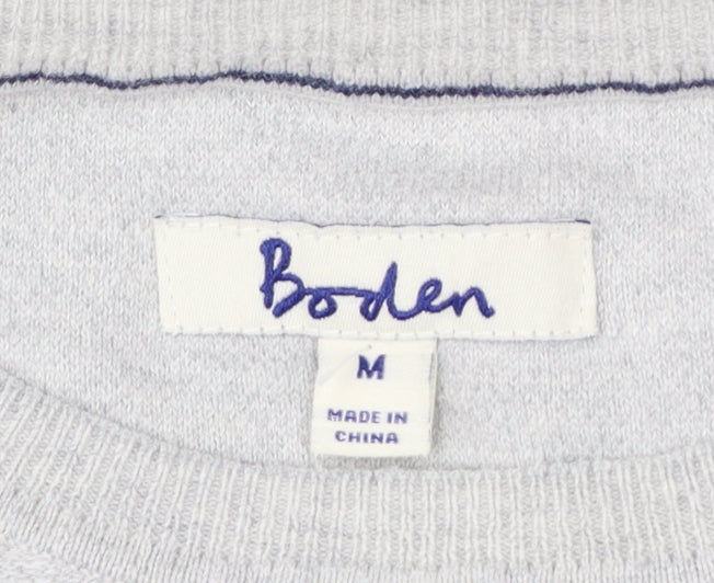 Boden Men’s Grey Crew Neck Knit Pullover Jumper Size M